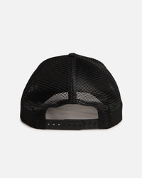 New Era Cronulla Sutherland Sharks 'NRL Mesh Crown' 9FORTY A-Frame Trucker Snapback Black
