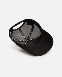 New Era Melbourne Storm 'NRL Mesh Crown' 9FORTY A-Frame Trucker Snapback Black