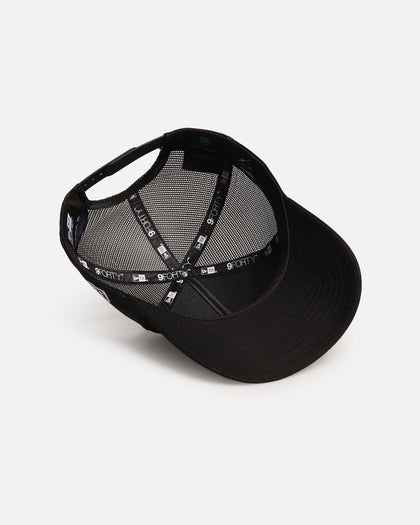 New Era Melbourne Storm 'NRL Mesh Crown' 9FORTY A-Frame Trucker Snapback Black