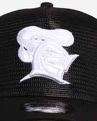 New Era Newcastle Knights 'NRL Mesh Crown' 9FORTY A-Frame Trucker Snapback Black