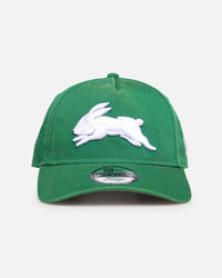 New Era South Sydney Rabbitohs 'NRL Washed OTC' 9FORTY A-Frame Snapback Dark Green