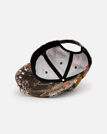 Loiter Pain Strapback Hat Real Tree Camo