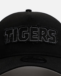 New Era Detroit Tigers 'Distressed' 9FORTY A-Frame Trucker Snapback Black/White