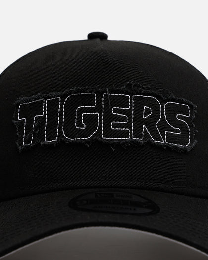 New Era Detroit Tigers 'Distressed' 9FORTY A-Frame Trucker Snapback Black/White