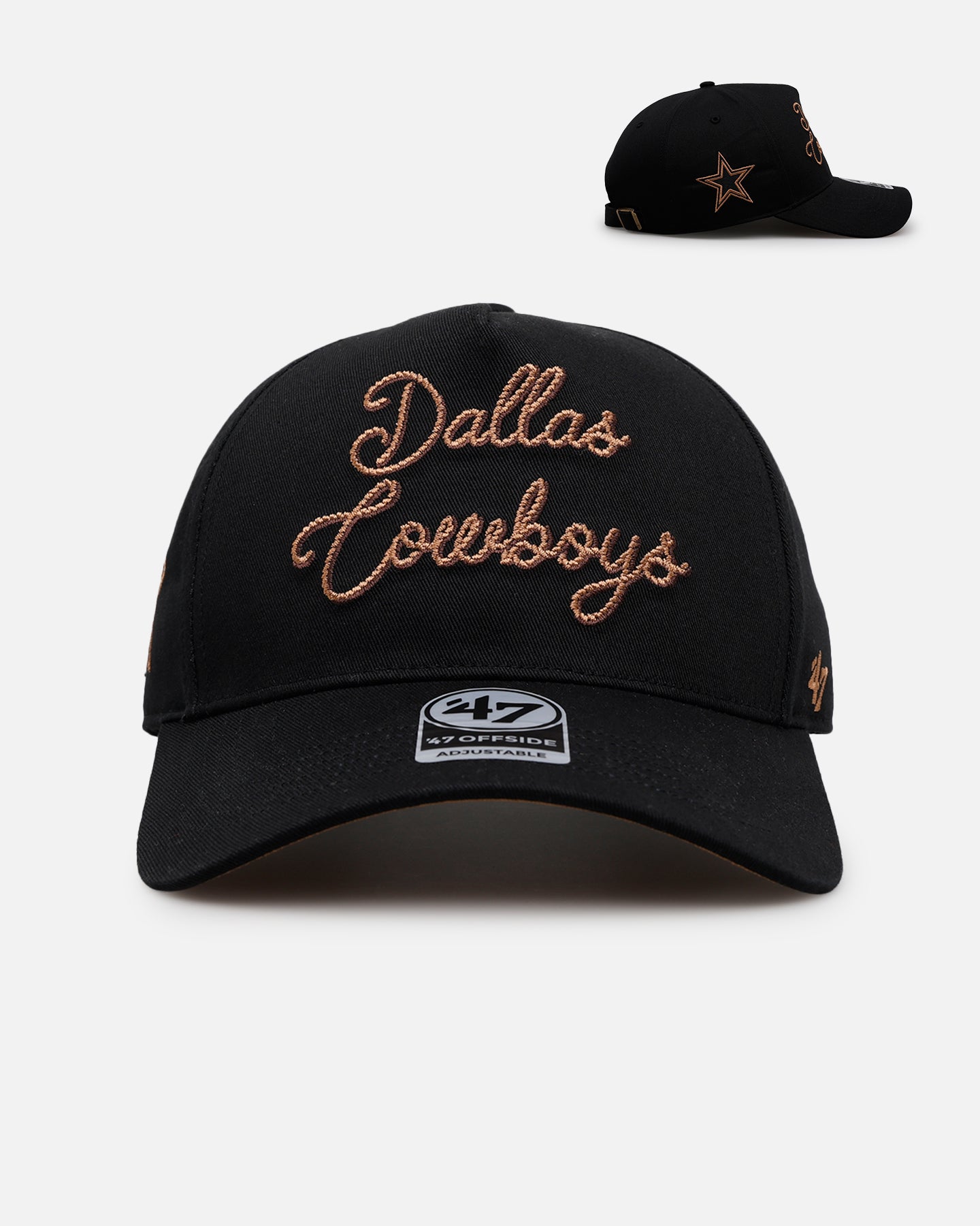 47 Brand Dallas Cowboys 'Round' 47 Offside Strapback Black
