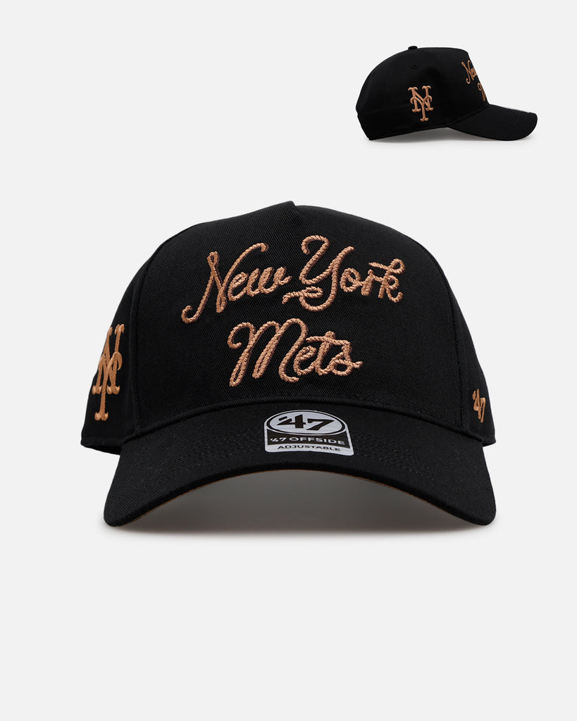 キャップ 47 Brand New York Mets 'Round Em Up' '47 Offside Snapback Black