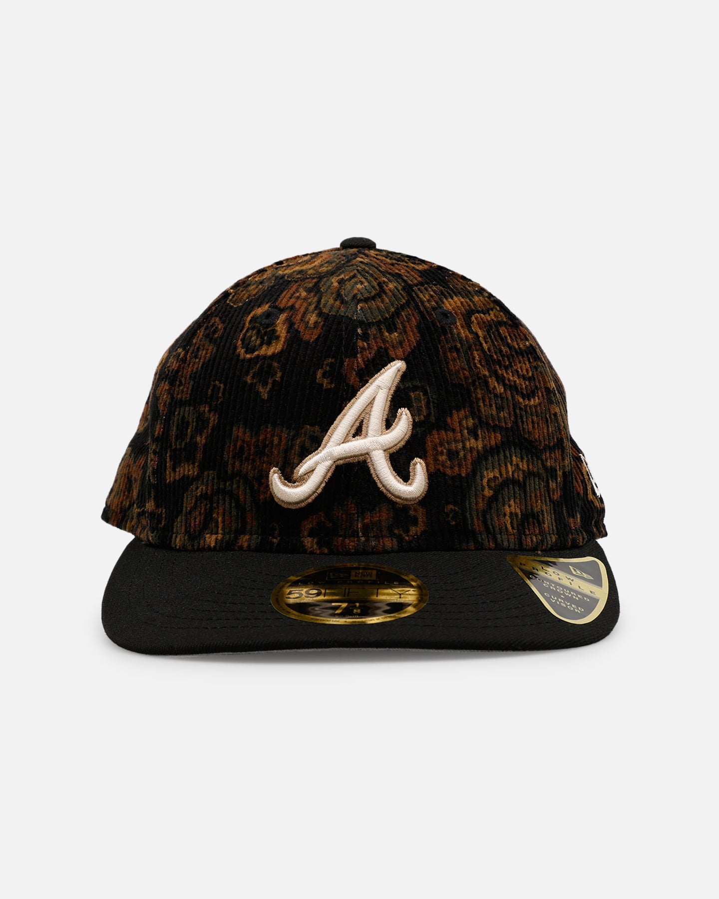 ウェア NEW ERA 59FIFTY FRG 7 5/8 New Era Atlanta Braves 'Floral Embroidery' 59FIFTY Fitted Foral