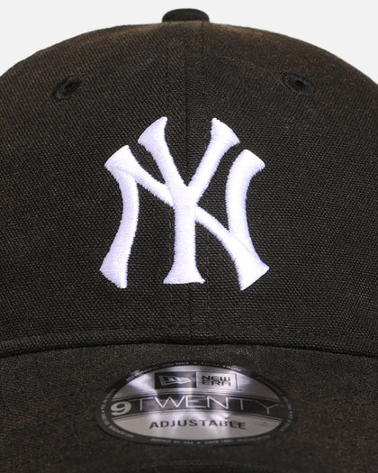 New Era New York Yankees 'Vintage Canvas' 9TWENTY Strapback Washed Black