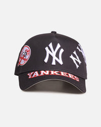 New Era New York Yankees 'MLB All Over Logos' 9FORTY A-Frame Snapback Official Team Colour