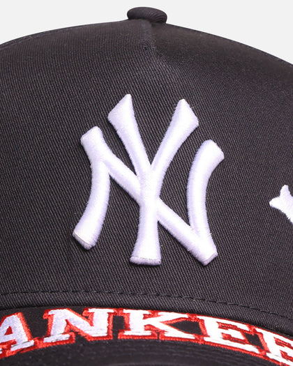 New Era New York Yankees 'MLB All Over Logos' 9FORTY A-Frame Snapback Official Team Colour