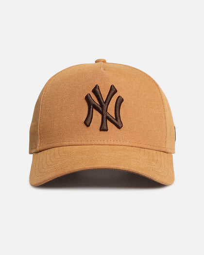 New Era New York Yankees 'Washed Canvas' 9FORTY A-Frame Snapback Bronze