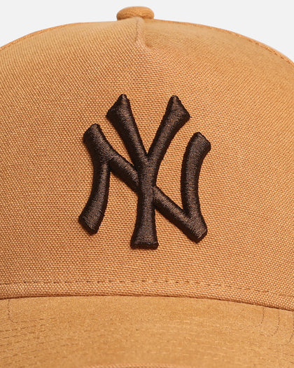 New Era New York Yankees 'Washed Canvas' 9FORTY A-Frame Snapback Bronze