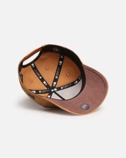 New Era New York Yankees 'Washed Canvas' 9FORTY A-Frame Snapback Bronze