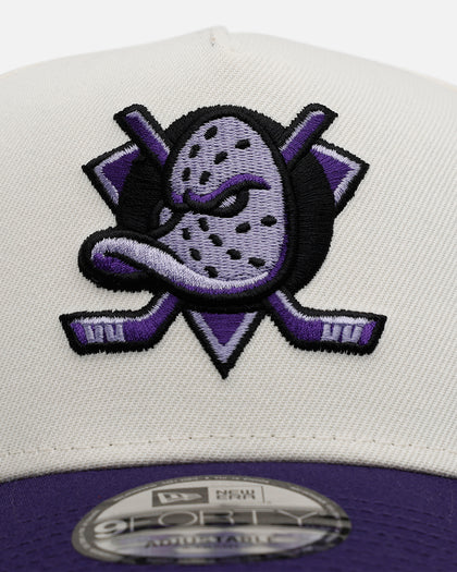 New Era Anaheim Ducks 'Purple Haze 2.0' 9FORTY A-Frame Snapback Chrome/Purple