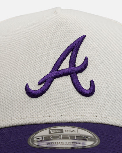 New Era Atlanta Braves 'Purple Haze 2.0' 9FORTY A-Frame Snapback Chrome/Purple