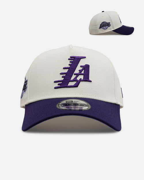 New Era Los Angeles Lakers 'Purple Haze 2.0' 9FORTY A-Frame Snapback Chrome/Purple