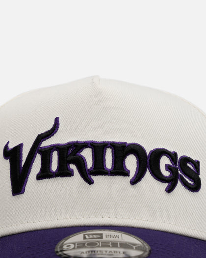 New Era Minnesota Vikings 'Purple Haze 2.0' 9FORTY A-Frame Snapback Chrome/Purple