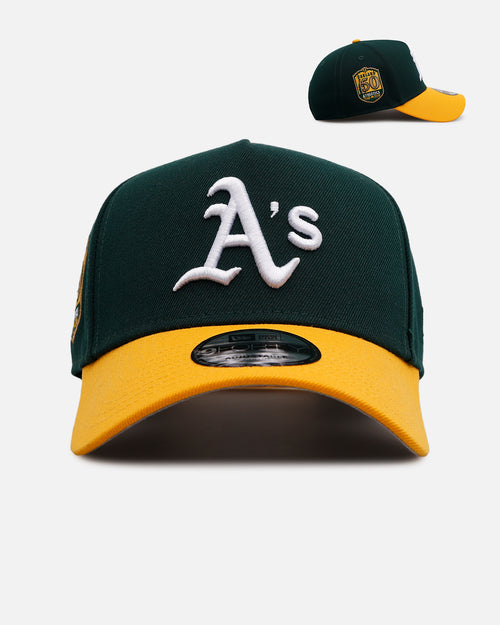 New Era Oakland Athletics 'Dark Green 2-Tone' 9FORTY A-Frame Snapback Green/Yellow