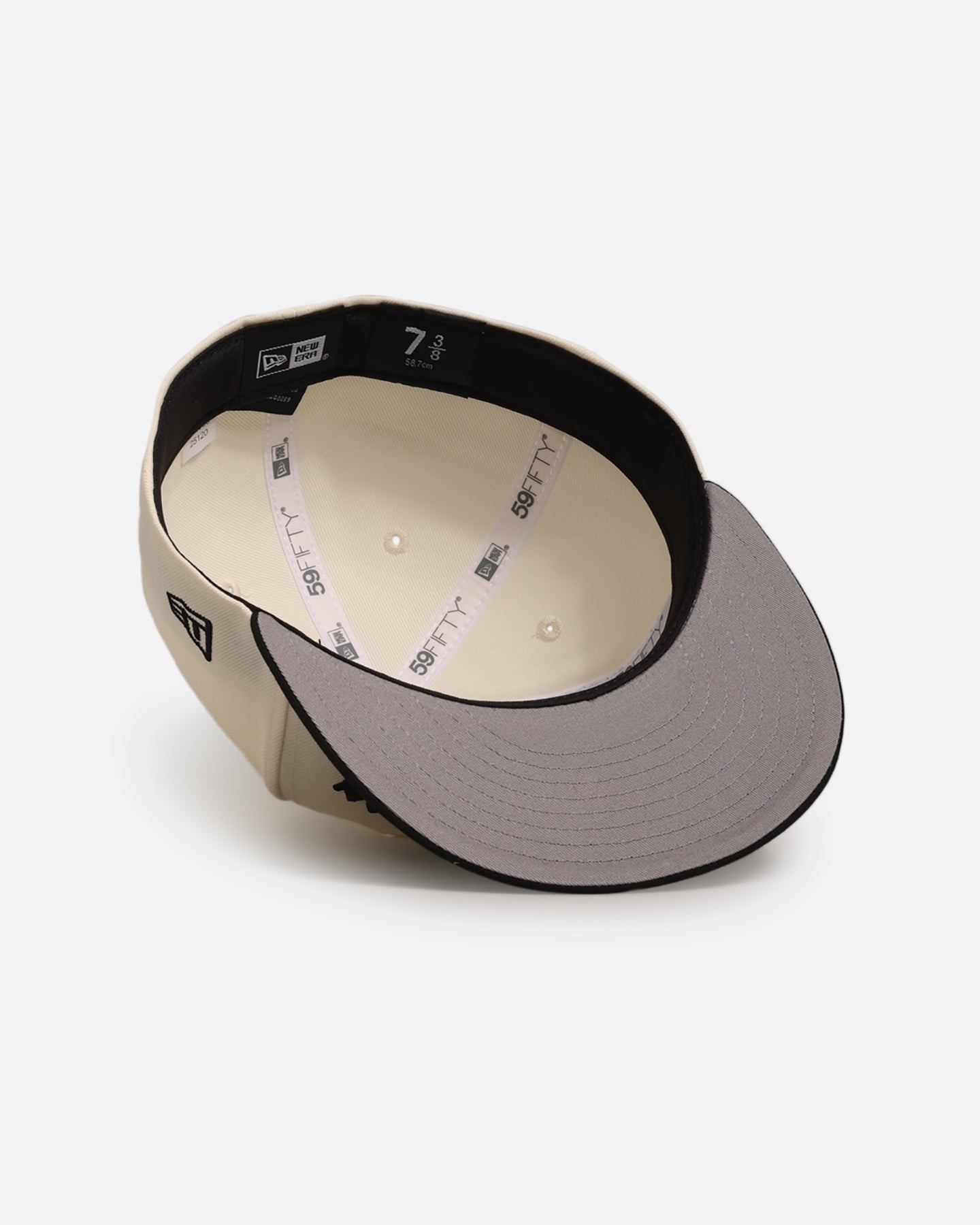 New Era 59FIFTY Compton キャップ 7 3/8 New Era Compton 'Homage' 59FIFTY Fitted Chrome White/Black