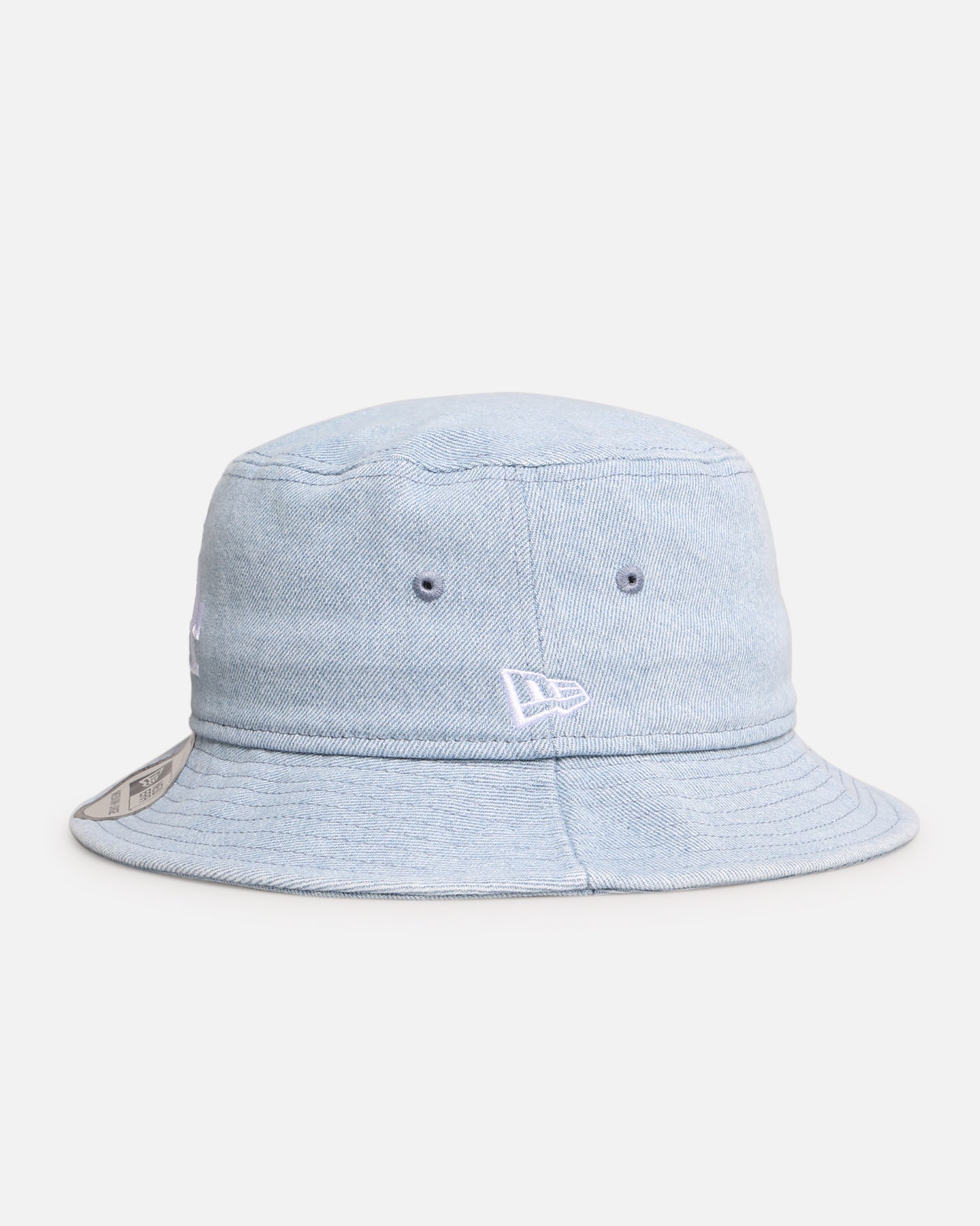 New Era Los Angeles Dodgers 'Washed Denim' Bucket Hat Blue Washed