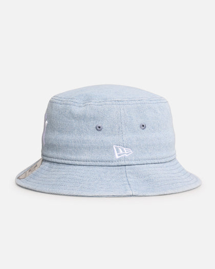 New Era New York Yankees 'Washed Denim' Bucket Hat Blue Washed Denim