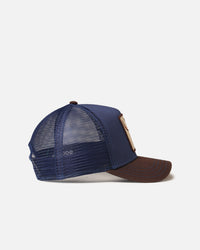 Goorin Bros Two Tone Skull Trucker Snapback Lilac