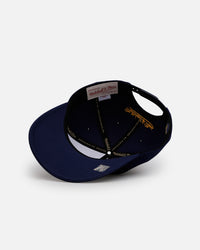 Mitchell & Ness Golden State Warriors 'Worldwide' Deadstock Snapback Navy