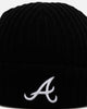47 Brand Atlanta Braves Harbor Cuff Knit Beanie Black