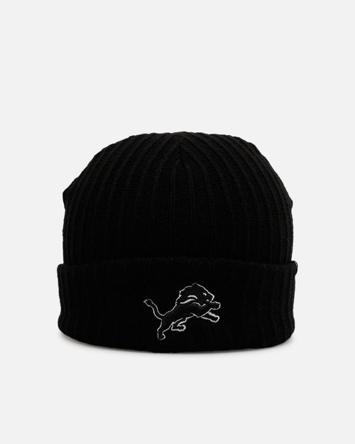 47 Brand Detroit Lions Harbor Cuff Knit Beanie Black