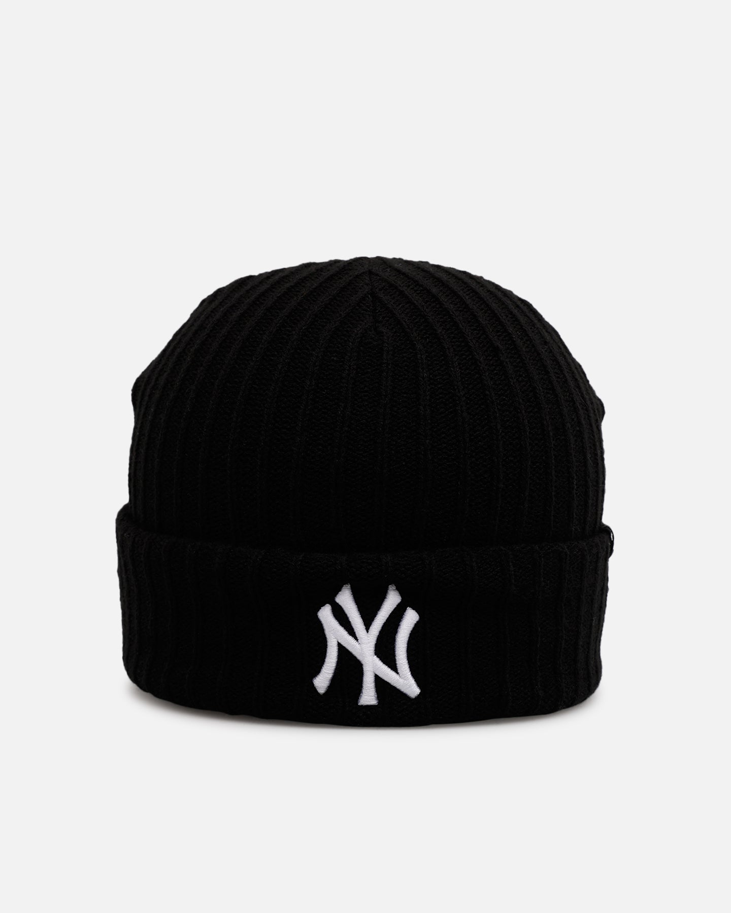 47 Brand New York Yankees Harbor Cuff Knit Beanie Black | Culture