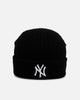 47 Brand New York Yankees Harbor Cuff Knit Beanie Black