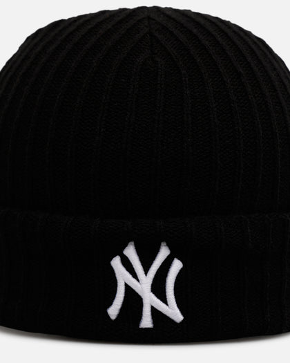 47 Brand New York Yankees Harbor Cuff Knit Beanie Black