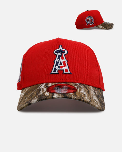 New Era Los Angeles Angels 'Stars And Stripes' 9FORTY A-Frame Snapback Red