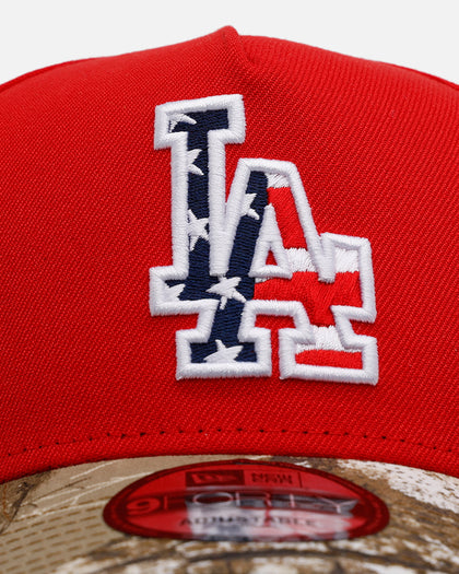 New Era Los Angeles Dodgers 'Stars And Stripes' 9FORTY A-Frame Snapback Red
