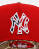 New Era New York Yankees 'Stars And Stripes' 9FORTY A-Frame Snapback Red