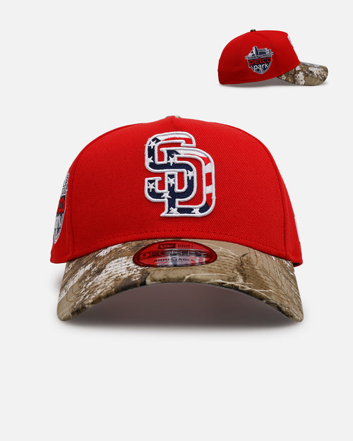 New Era San Diego Padres 'Stars And Stripes' 9FORTY A-Frame Snapback Red