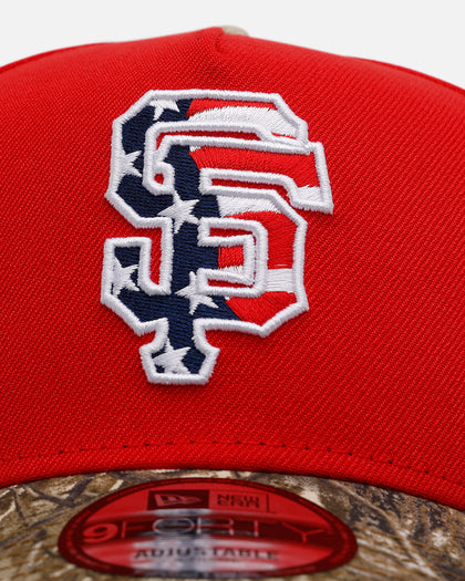 New Era San Francisco Giants 'Stars And Stripes' 9FORTY A-Frame Snapback Red