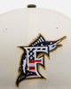 New Era Florida Marlins 'Stars And Stripes' 59FIFTY Fitted Chrome