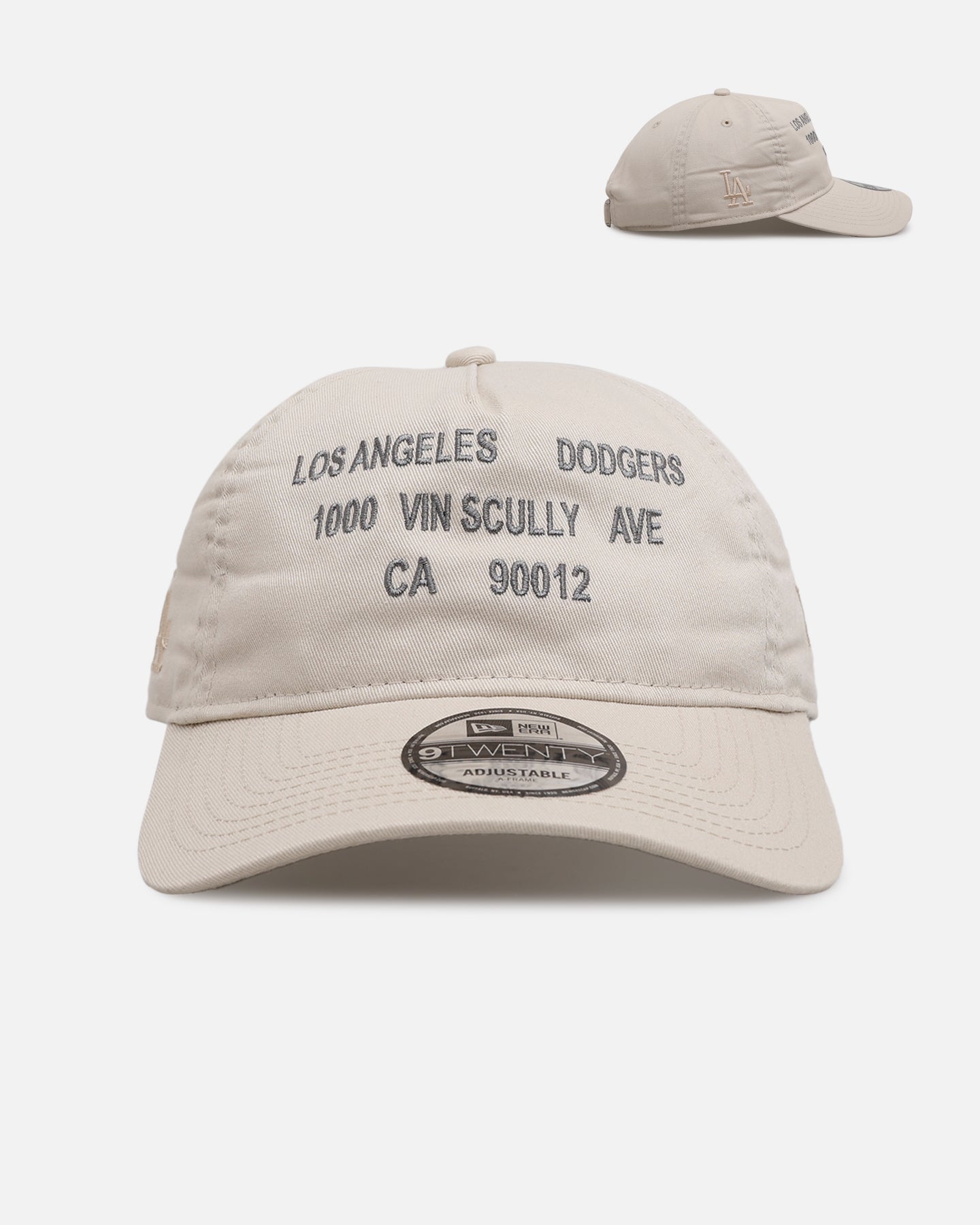 New Era Los Angeles Dodgers 'Location' 9TWENTY Strapback Cream
