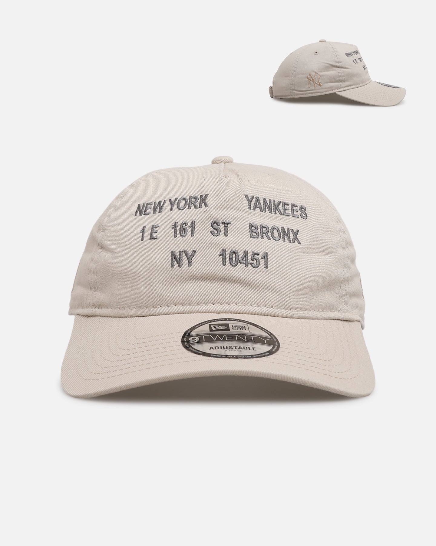 New Era New York Yankees 'Location' 9TWENTY Strapback Cream