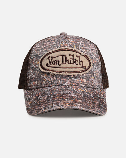 Von Dutch Twill Camo Trucker Snapback Camo