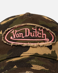 Von Dutch Camo Patch Trucker Snapback Camo
