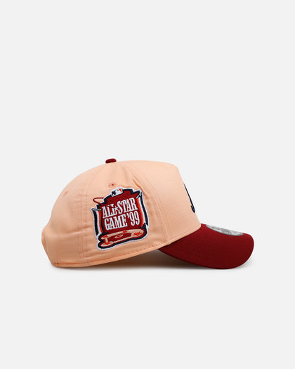 New Era Atlanta Braves 'Volcano' 9FORTY A-Frame Snapback Peach