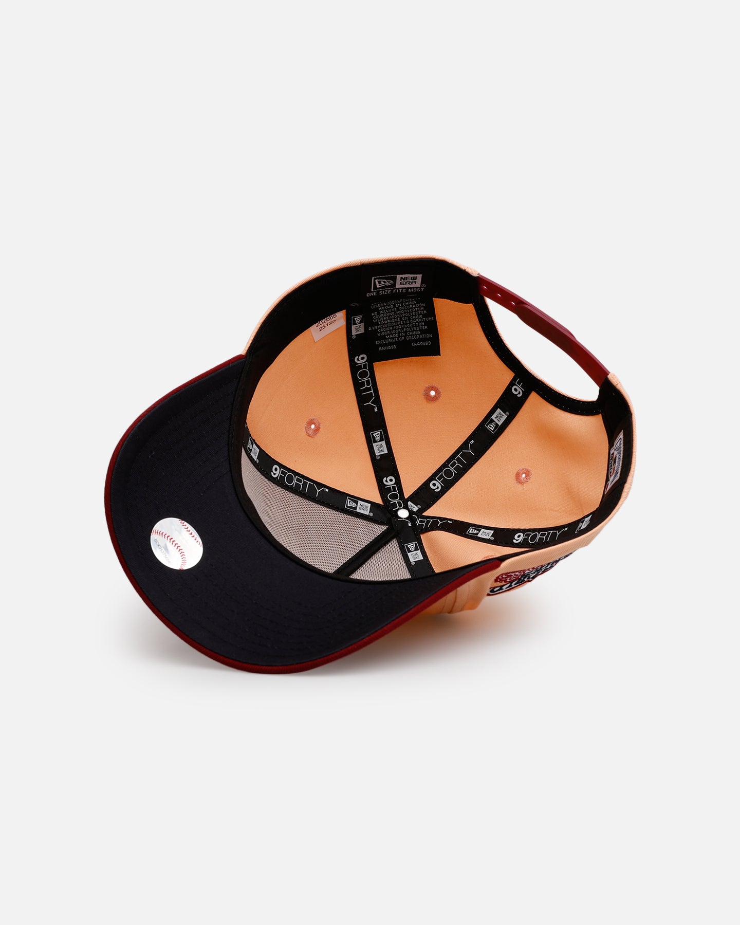 New Era Baltimore Orioles 'Volcano' 9FORTY A-Frame Snapback Peach