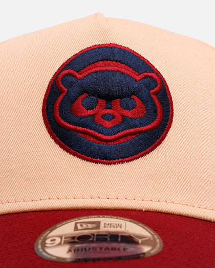 New Era Chicago Cubs 'Volcano' 9FORTY A-Frame Snapback Peach