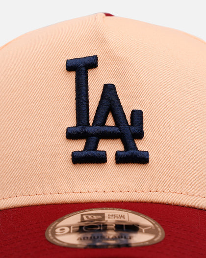 New Era Los Angeles Dodgers 'Volcano' 9FORTY A-Frame Snapback Peach