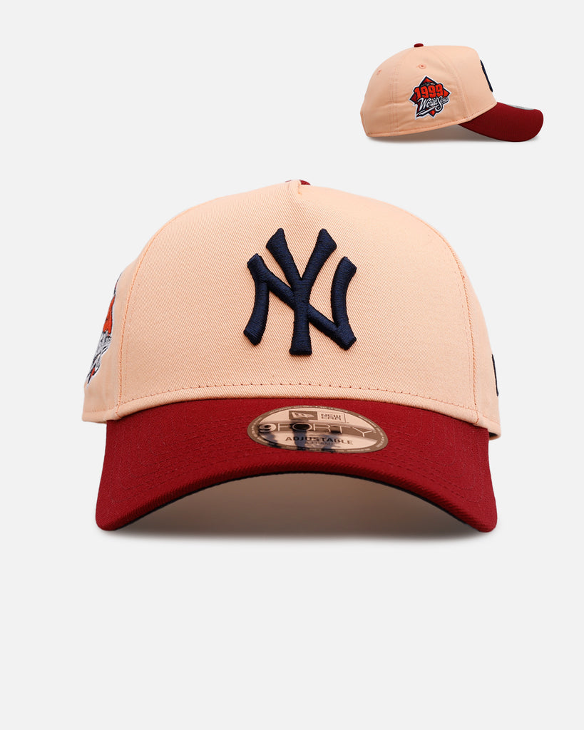 New Era New York Yankees 'Volcano' 9FORTY A-Frame Snapback Peach