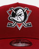New Era Anaheim Ducks 'Candy Apple' 9FORTY A-Frame Snapback Cardinal