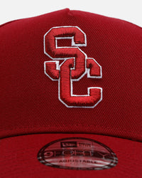 New Era University Of Southern California Trojans 'Candy Apple' 9FORTY A-Frame Snapback Cardinal