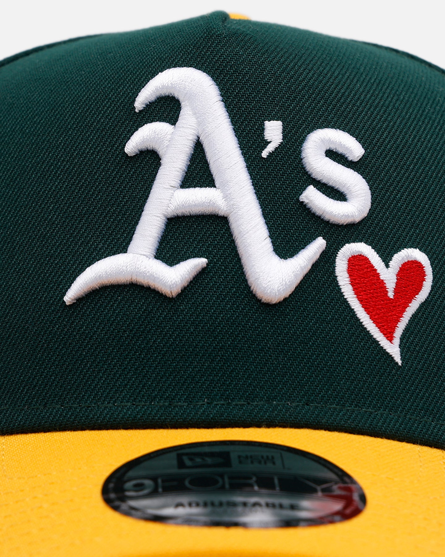 New Era Oakland Athletics 'Team Color Hearts' 9FORTY A-Frame